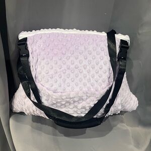 Lavender Wearable Mastectomy Comfort Pillow with Storage & Ice Pack Surgery Gift